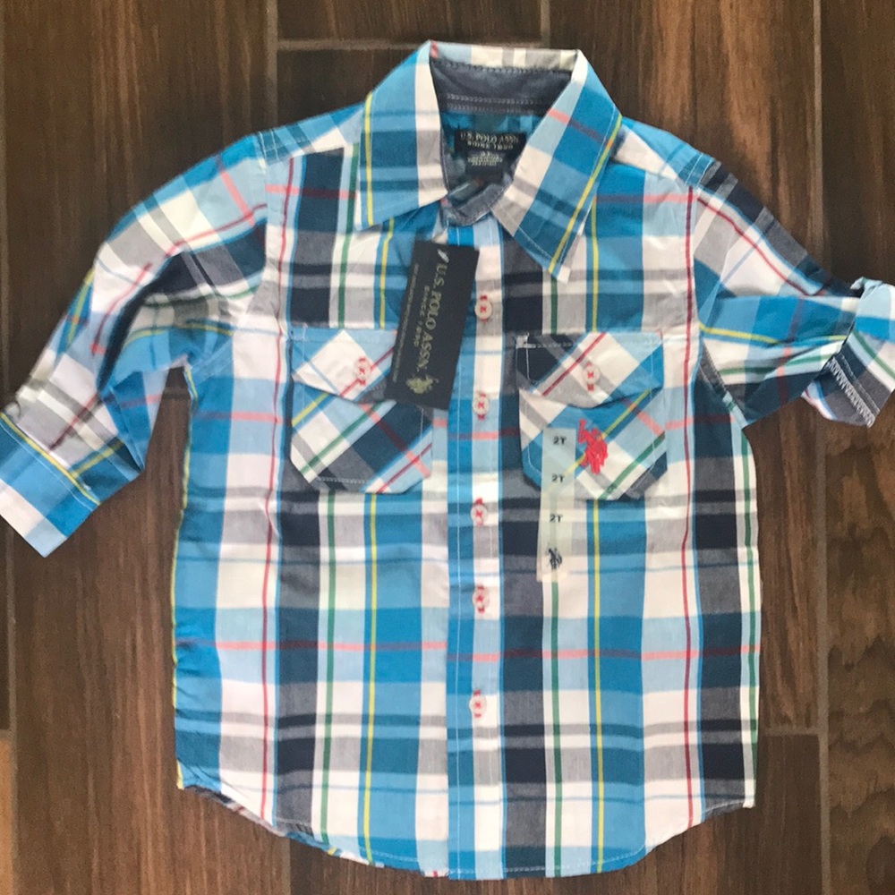 Polo Association Button Down Plaid Shirt